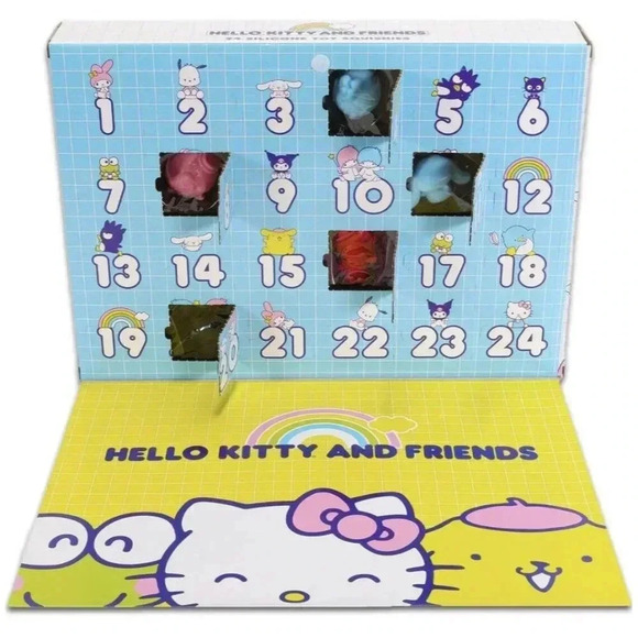 UCC Sanrio Hello Kitty & Friends Advent Calendar Set 24 Days Toy Squishies BLUE - Picture 10 of 10